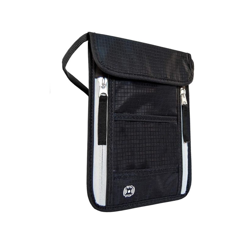Travel Neck Wallet w/RFID Blocking - 3