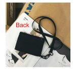 Trifold Biker's Silm Portable Neck Wallet Cards Holder W/Hanging Lanyard Oxford Neck Purse - 4