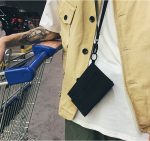 Trifold Biker's Silm Portable Neck Wallet Cards Holder W/Hanging Lanyard Oxford Neck Purse - 9