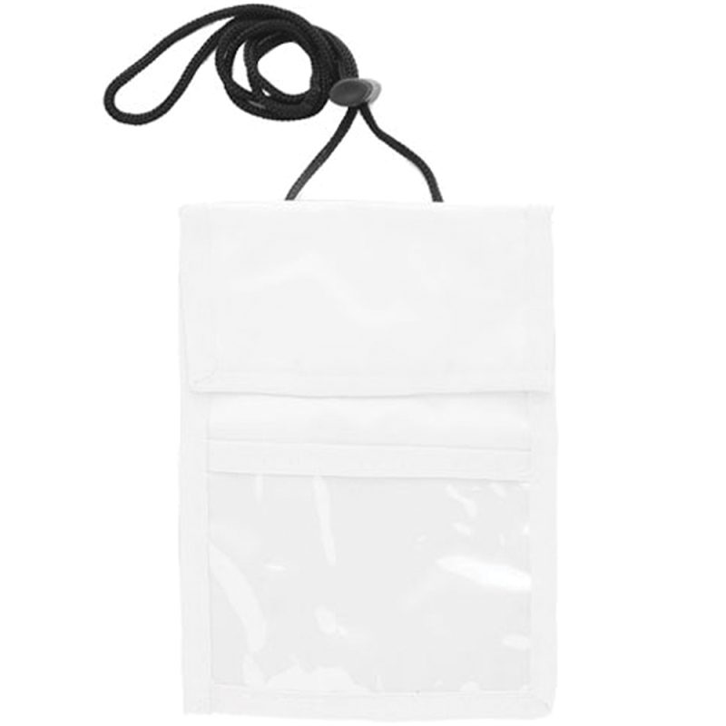 Two Pocket Flap Neck Wallet - 1