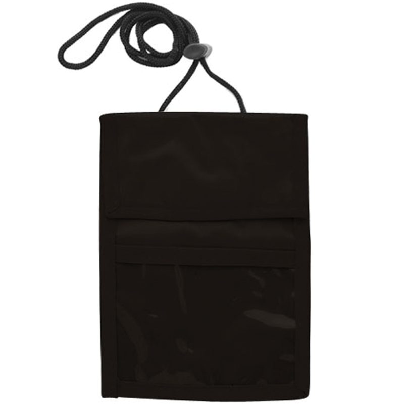 Two Pocket Flap Neck Wallet - 5