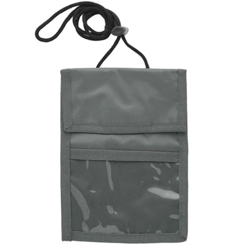 Two Pocket Flap Neck Wallet - 7