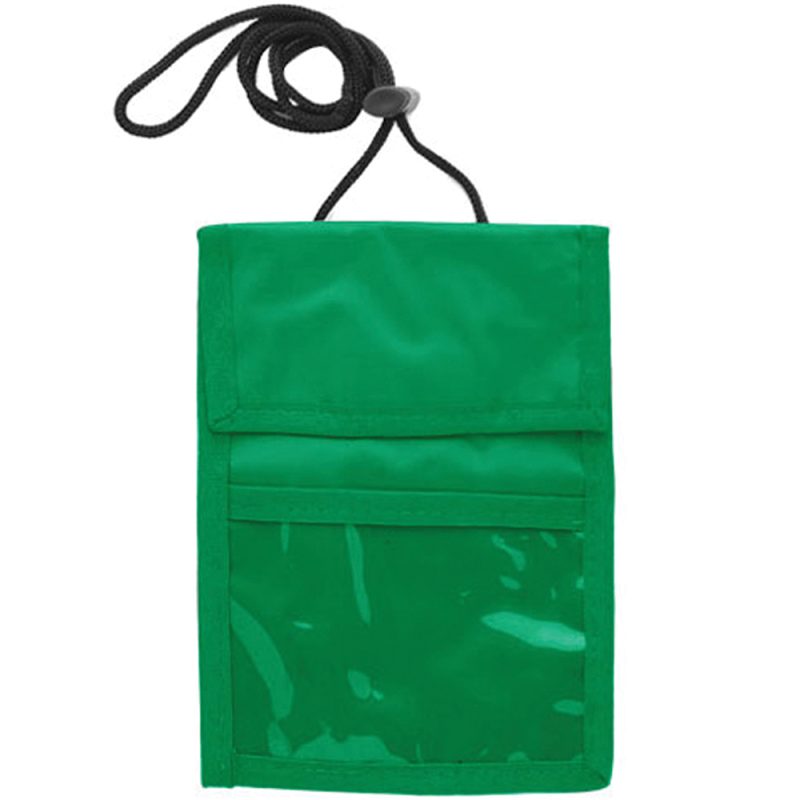 Two Pocket Flap Neck Wallet - 8