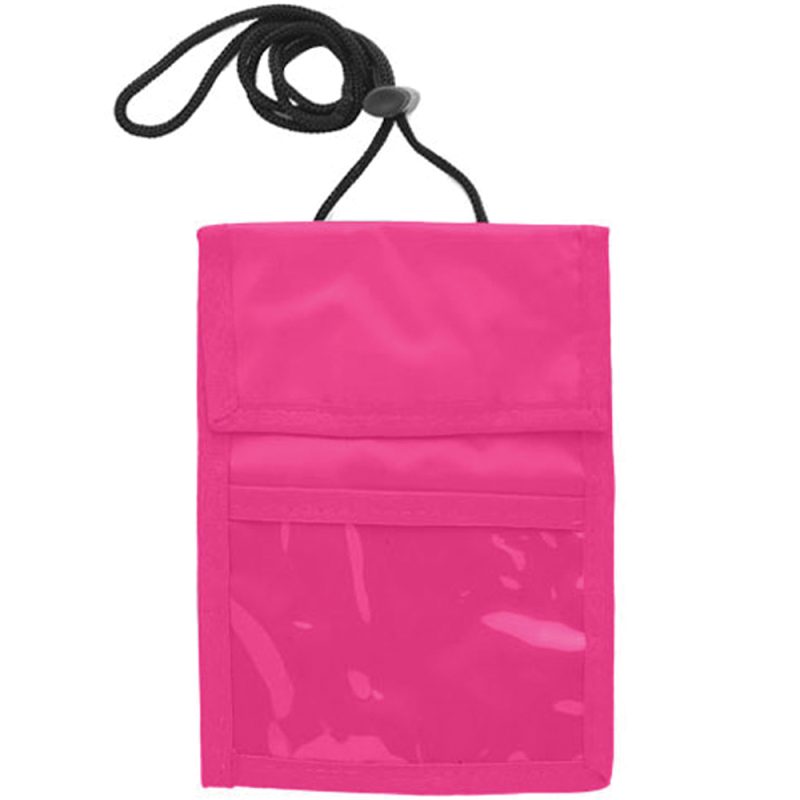 Two Pocket Flap Neck Wallet - 9