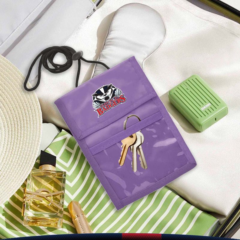 Two Pocket Flap Neck Wallet - 2