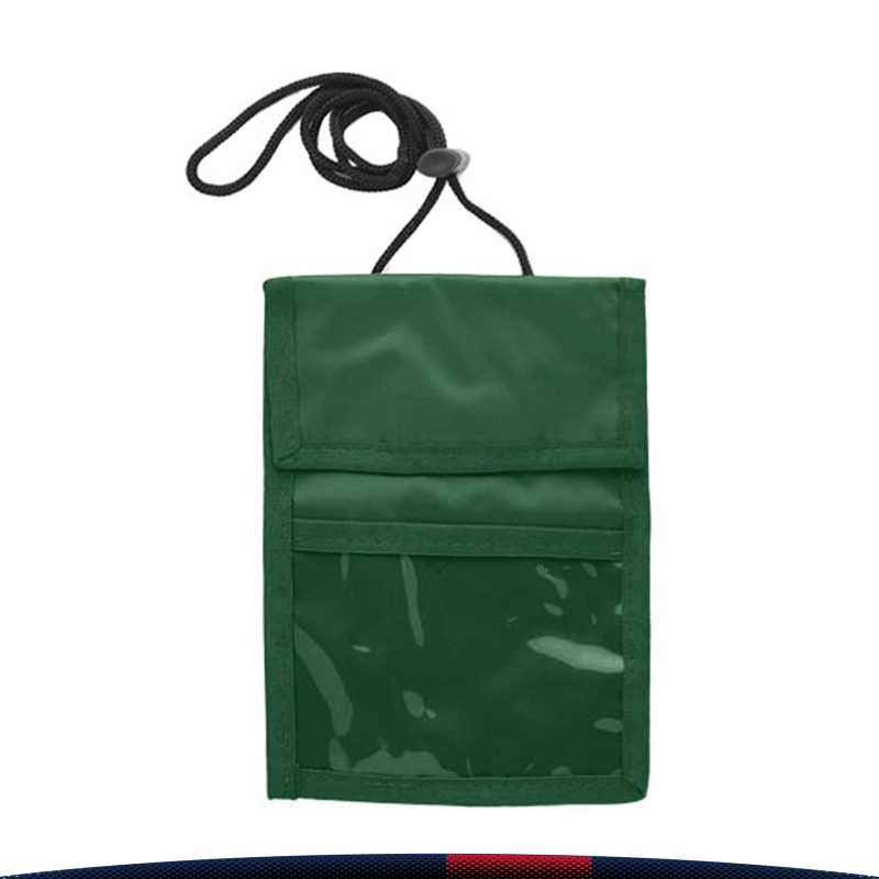 Two Pocket Flap Neck Wallet - 6