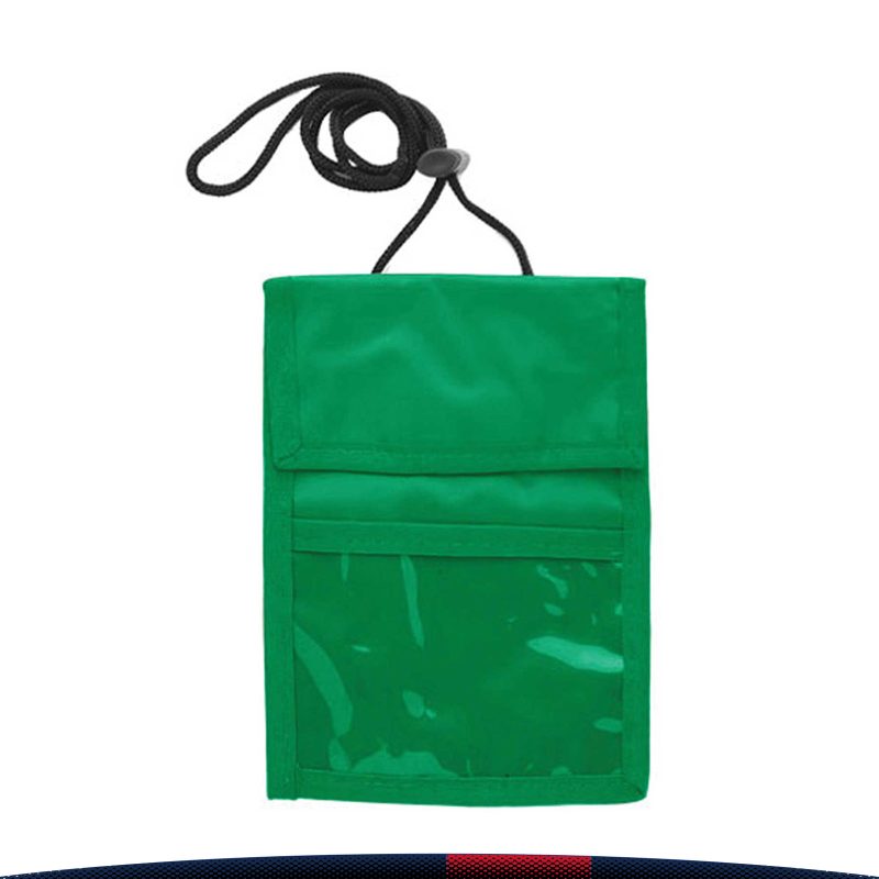 Two Pocket Flap Neck Wallet - 8