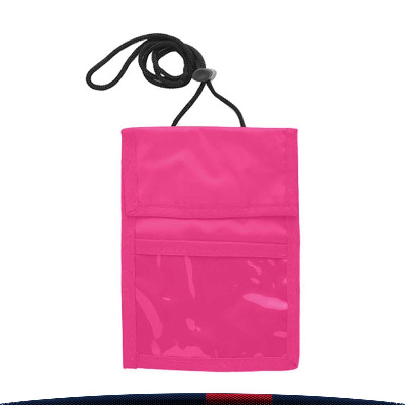 Two Pocket Flap Neck Wallet - 9