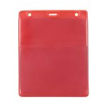 Vertical Event Vinyl Credential Wallet w/Slot & Chain - 4