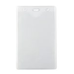 Vertical Top-Load Credential Badge Holder w/ 2 Holes and Slot Cutout