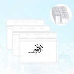 Waterproof Clear Plastic Name Tag ID Card Holder