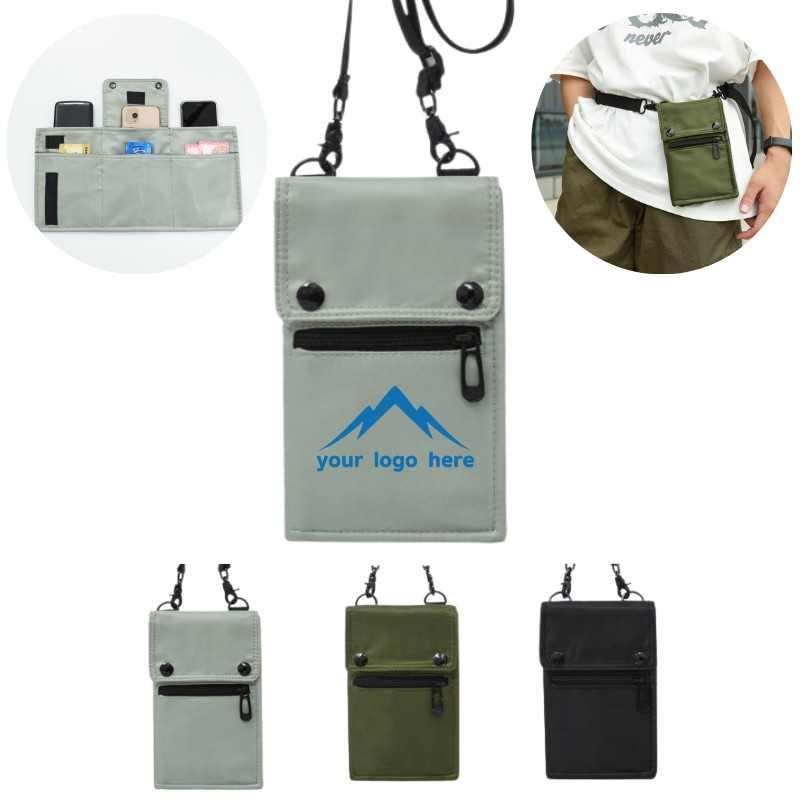 Waterproof Multi Purpose Travel Neck Wallet Crossbody Phone Bag