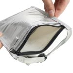Waterproof Neck Wallet Badge Holder with Lanyard Zippered ID Pouch - 4