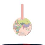World Map Name Tag - 1