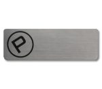 Zeus Metallic Plastic Full Color Name Badge (1"x3") - 2