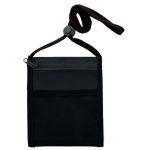 rPET Zippered Front Pocket Neck Wallet Pouch - 2