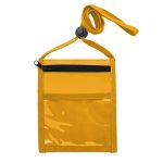 rPET Zippered Front Pocket Neck Wallet Pouch - 3