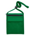 rPET Zippered Front Pocket Neck Wallet Pouch - 4