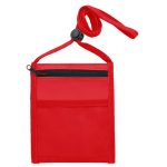 rPET Zippered Front Pocket Neck Wallet Pouch - 8